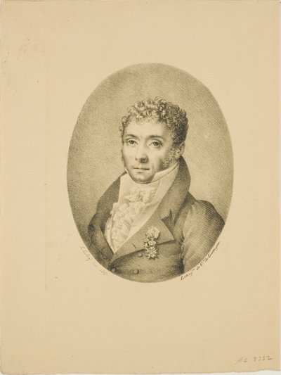 Retrato de un Hombre de Jacques Louis Constant Le Cerf
