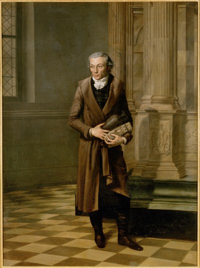 Alexandre Lenoir, fundador del Museo de Monumentos Franceses (pintura sobre lienzo) de Jacques Louis David