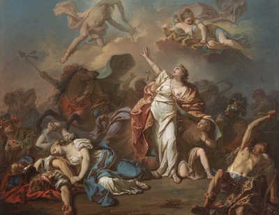 Apolo y Diana Atacando a los Hijos de Niobe de Jacques Louis David