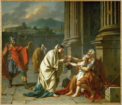 Belisario pidiendo limosna ... de Jacques Louis David