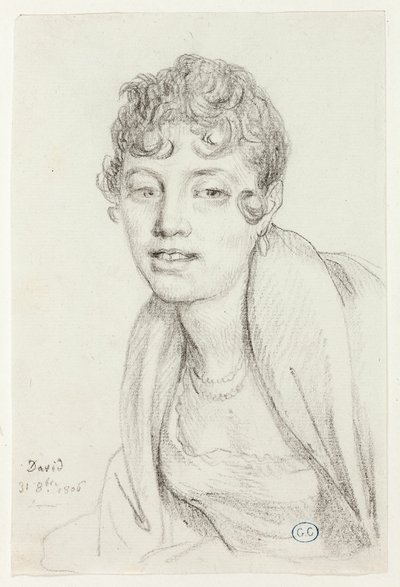 Busto de Angelique Mongez de Jacques Louis David