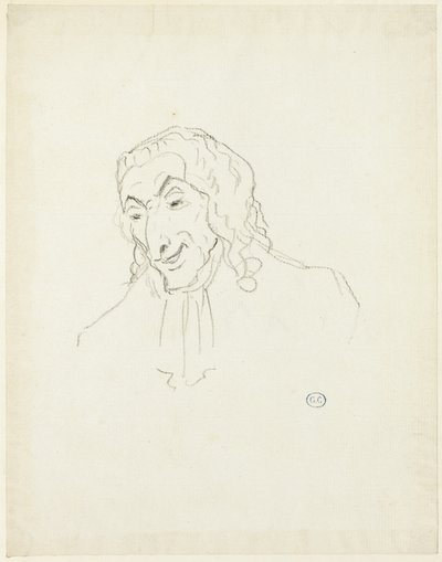 Busto de un Hombre con Jabot de Jacques Louis David