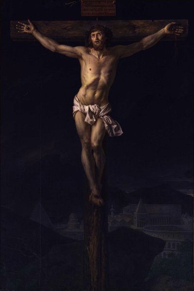 Cristo en la Cruz de Jacques Louis David