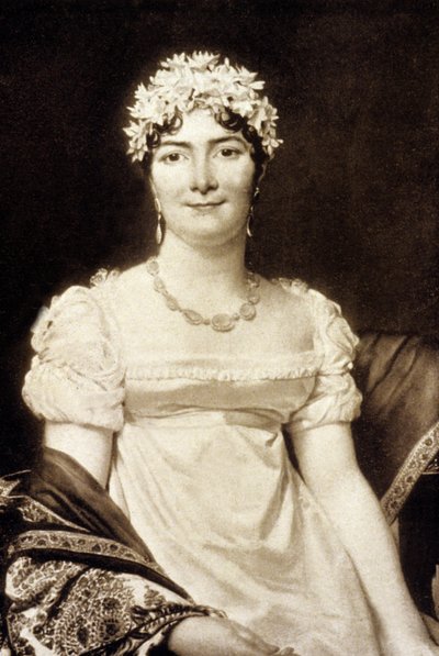Condesa Alexandrine Daru, esposa de Pierre Daru (grabado) de Jacques Louis David