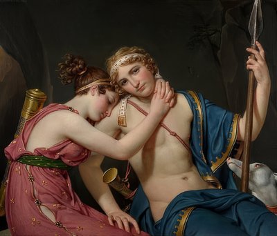 La despedida de Telémaco de Eucaris de Jacques Louis David