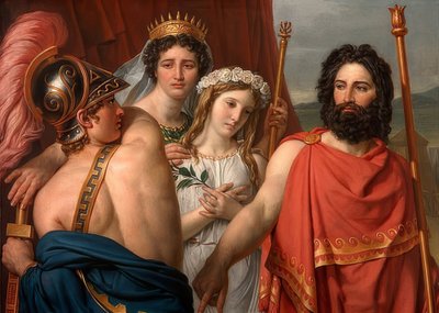 La ira de Aquiles. 1819 de Jacques Louis David