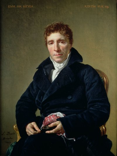 Emmanuel Joseph Sieyes (1748-1836) de Jacques Louis David