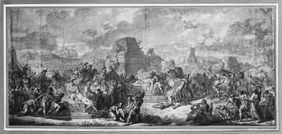 Funeral de Patroclo de Jacques Louis David