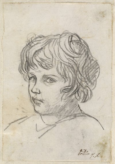 Cabeza de un niño de Jacques Louis David