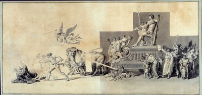 El triunfo del pueblo francés. Dibujo a la mina de plomo por Jacques Louis David (1748-1825) 1793 París, Museo Carnavalet de Jacques Louis David