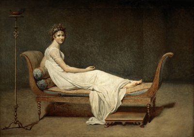 Madame Récamier, nacida Julie Bernard 1777-1849 de Jacques Louis David