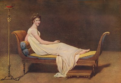 Madame Recamier, 1800, c.1915 de Jacques Louis David