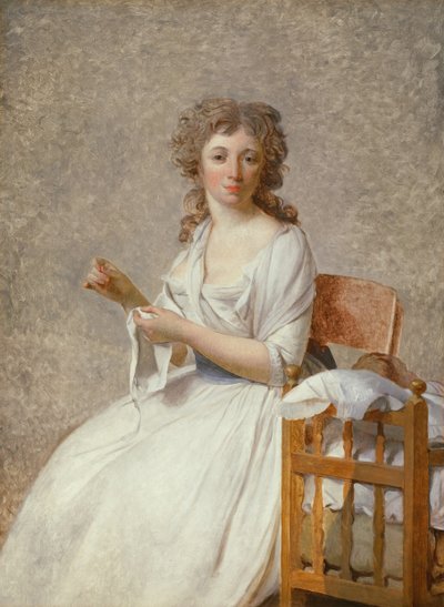 Madame de Pastoret y su Hijo, 1791-92 de Jacques Louis David