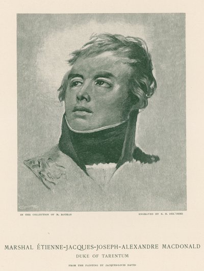 Mariscal Etienne-Jacques-Joseph-Alexandre Macdonald de Jacques Louis David
