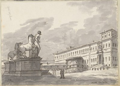 Monte Cavallo, con los domadores de caballos de Jacques Louis David