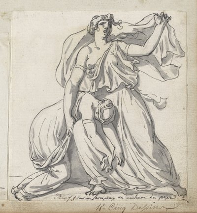 Niobe y Su Hija de Jacques Louis David