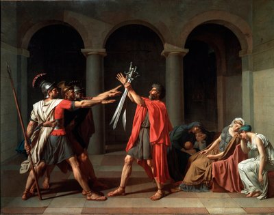 Juramento de los Horacios de Jacques Louis David