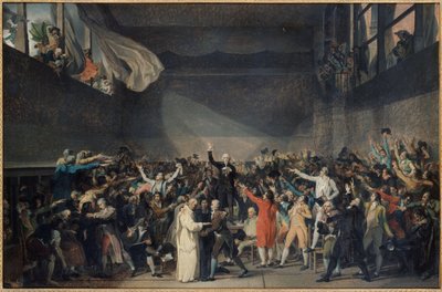 Juramento del Jeu de Paume, 20 de junio de Jacques Louis David