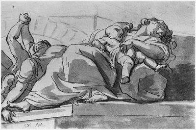Episodio de la peste de Jacques Louis David