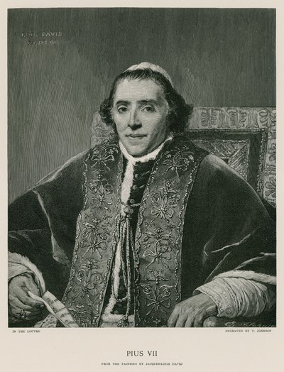 Papa Pío VII de Jacques Louis David