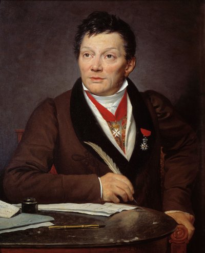 Retrato de Alexandre Lenoir (1761-1839), arqueólogo y curador del Museo de Monumentos Franceses de Jacques Louis David