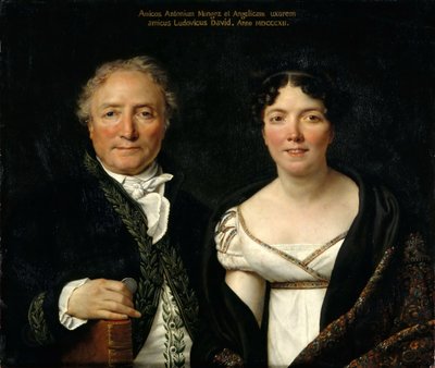 Retrato de Antoine y Angélique Mongez, 1812 de Jacques Louis David