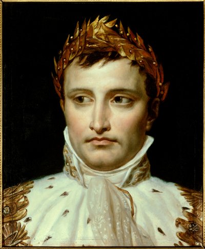 Retrato del emperador Napoleón I (1769-1821) de Jacques Louis David