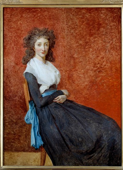 Retrato de Madame Charles Louis Trudaine (1769-1802) de Jacques Louis David