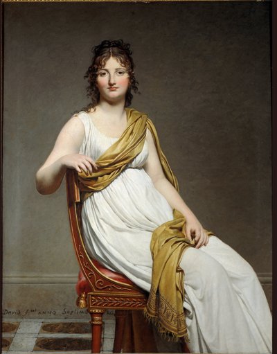 Retrato de Madame Raymond de Verninac de Jacques Louis David