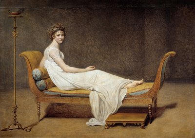 Retrato de Madame Recamier, Jeanne Francoise llamada Juliette de Jacques Louis David
