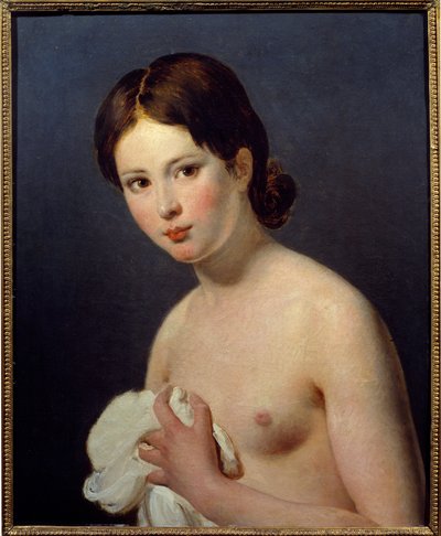 Retrato de una niña de Jacques Louis David