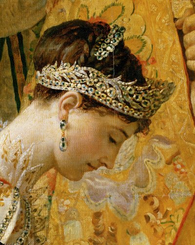 La coronación de Napoleón en Notre-Dame ... de Jacques Louis David