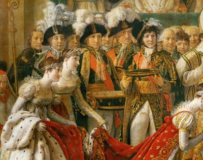 La coronación de Napoleón en Notre-Dame ... de Jacques Louis David