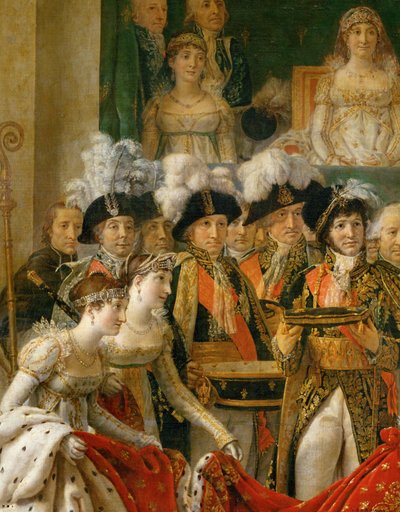 La coronación de Napoleón en Notre-Dame ... de Jacques Louis David