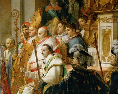 La coronación de Napoleón en Notre-Dame ... de Jacques Louis David