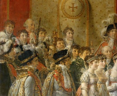La coronación de Napoleón en Notre-Dame ... de Jacques Louis David