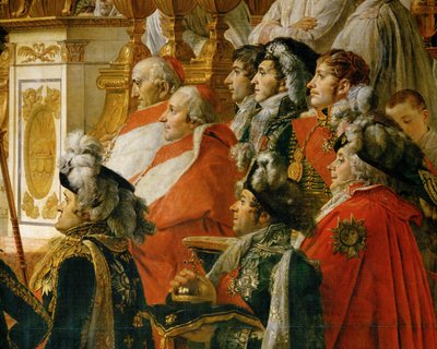 La coronación de Napoleón en Notre-Dame ... de Jacques Louis David