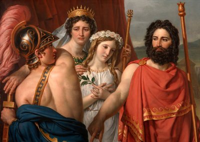 La ira de Aquiles de Jacques Louis David