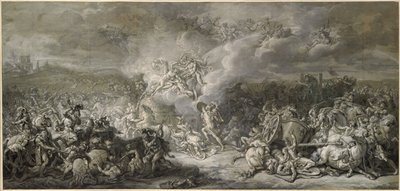 El combate de Diomedes, 1776 de Jacques Louis David