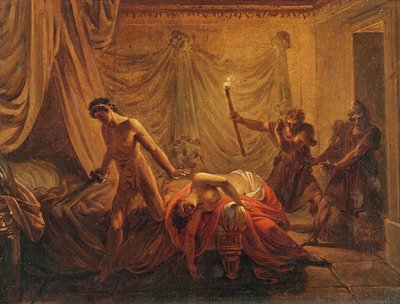 La Muerte de Cleonice de Jacques Louis David