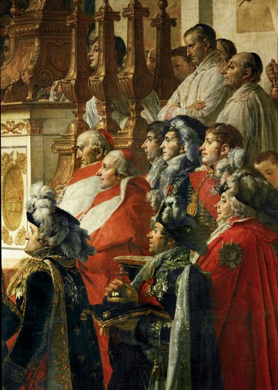 La coronación del emperador Napoleón I Bonaparte ... de Jacques Louis David