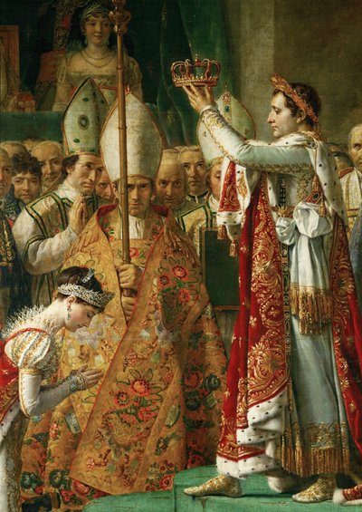 La coronación del emperador Napoleón I Bonaparte ... de Jacques Louis David