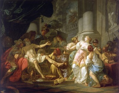 La muerte de Séneca de Jacques Louis David