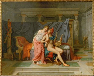 El amor de París y Helen ... de Jacques Louis David