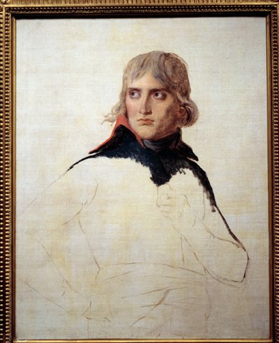 Retrato inacabado de Napoleón Bonaparte de Jacques Louis David