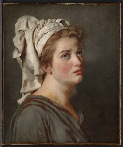 Joven con turbante de Jacques Louis David