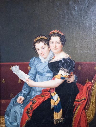 Zenaide y Charlotte Bonaparte de Jacques Louis David