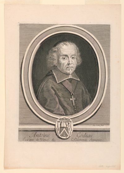 Retrato de Antoine Godeau (1605-1672) de Jacques Lubin