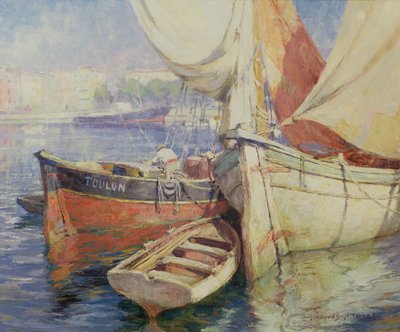 Tartane a Quai, Puerto de Niza de Jacques Madyol