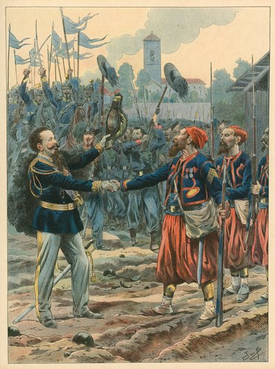Italia - La Marcha Real de Jacques Marie Gaston Onfray de Breville (Job)